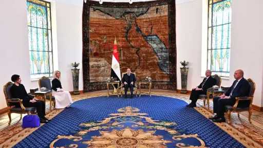 السيسي يستقبل رئيسة مجلس النواب...