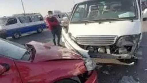 كارثة على الأسفلت.. تصادم مروع...