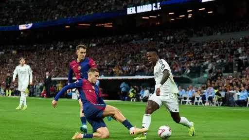 مباريات برشلونة وريال مدريد المتبقية...