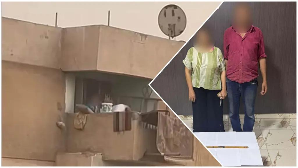 القبض على شخص وزوجته في واقعة الاعتداء بالضرب على طفل في البلكونة بالعاشر من رمضان -اقرأ الخبر