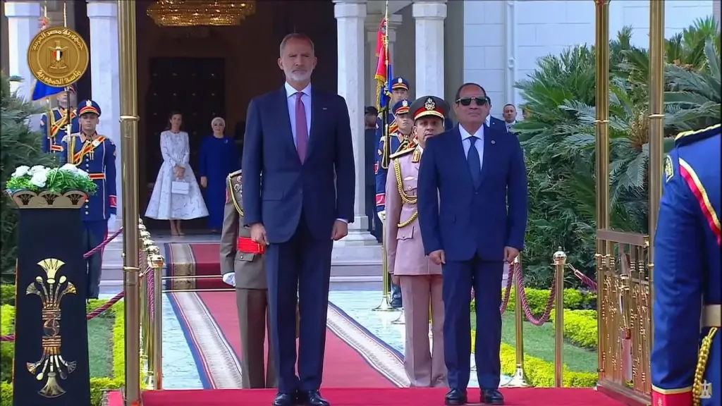 الرئيس السيسي والملك فيليب